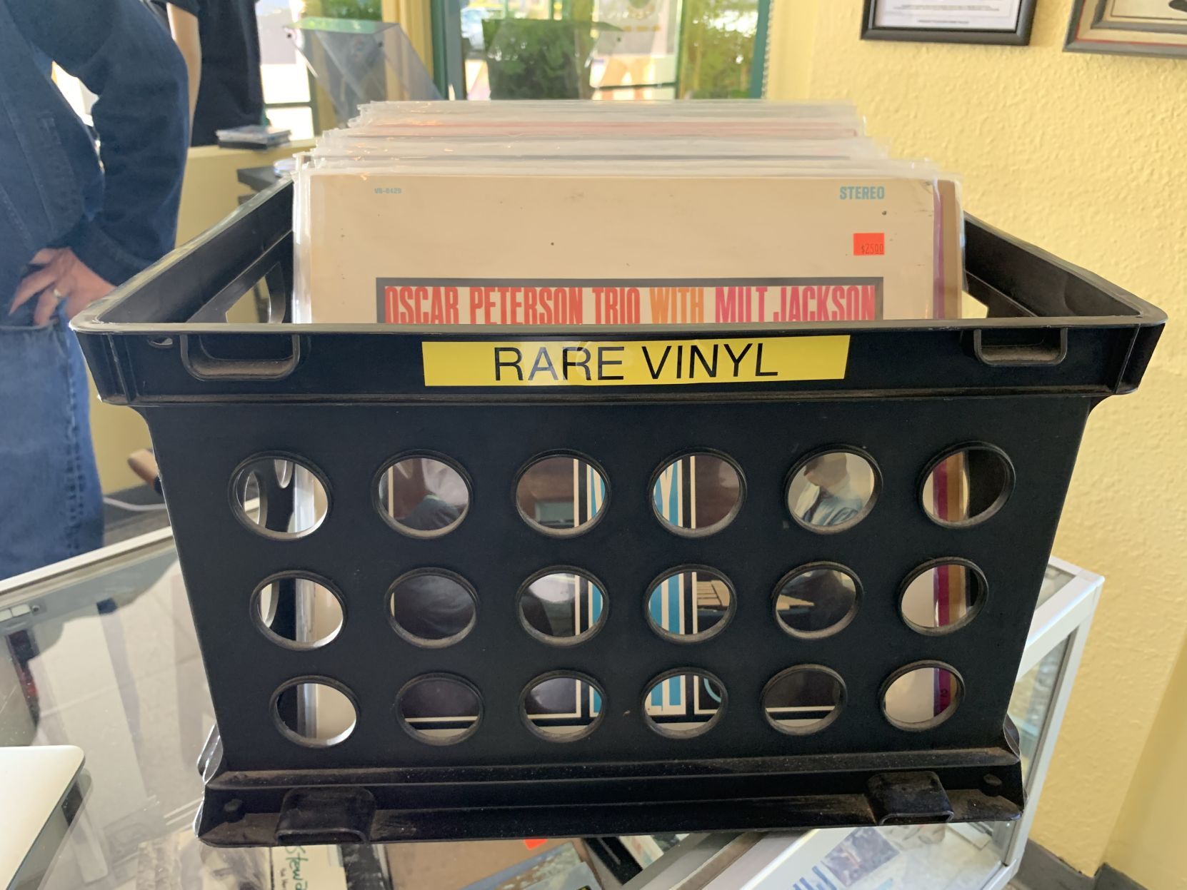 Inside Right On !!! Records, 2375 California Blvd. in Napa.